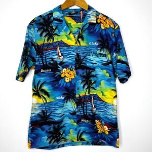 Royal‎ Creations Cotton Hawaiian Shirt Made in Hawaii Large